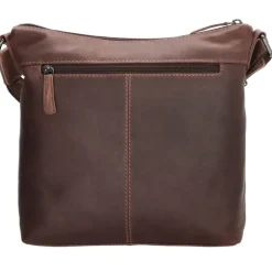 Hide & Stitches Japura Shoulderbag Large dark brown