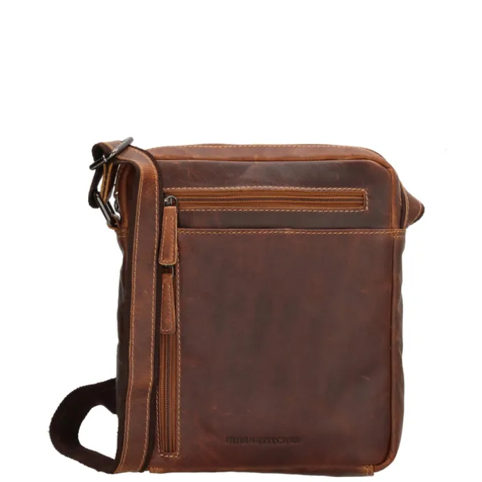 Hide & Stitches Japura Shoulderbag cognac
