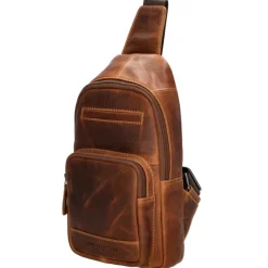 Hide & Stitches Japura Slingbag cognac