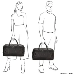 Hide & Stitches Japura Travelbag black