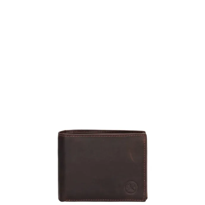 Hide & Stitches Japura Wallet darkbrown