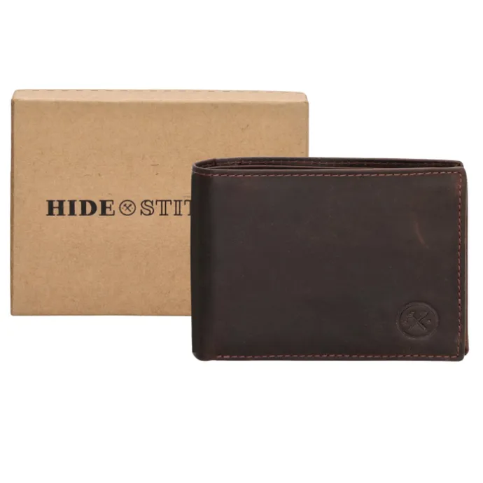 Hide & Stitches Japura Wallet darkbrown