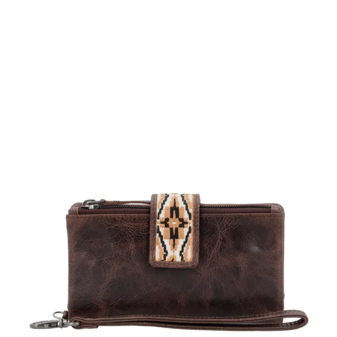 Hide & Stitches Next Navajo Wallet darkbrown