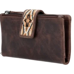 Hide & Stitches Next Navajo Wallet darkbrown