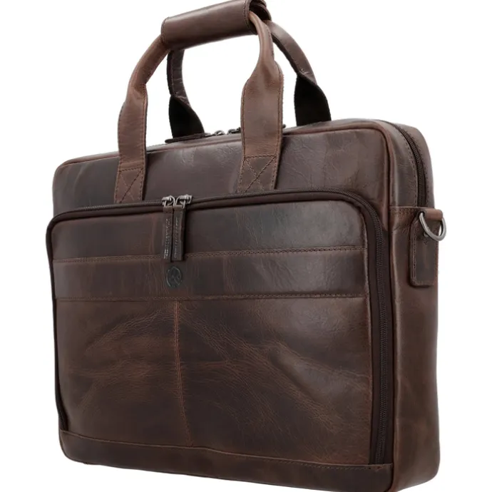 Hide & Stitches Next Navajo Laptopbag darkbrown