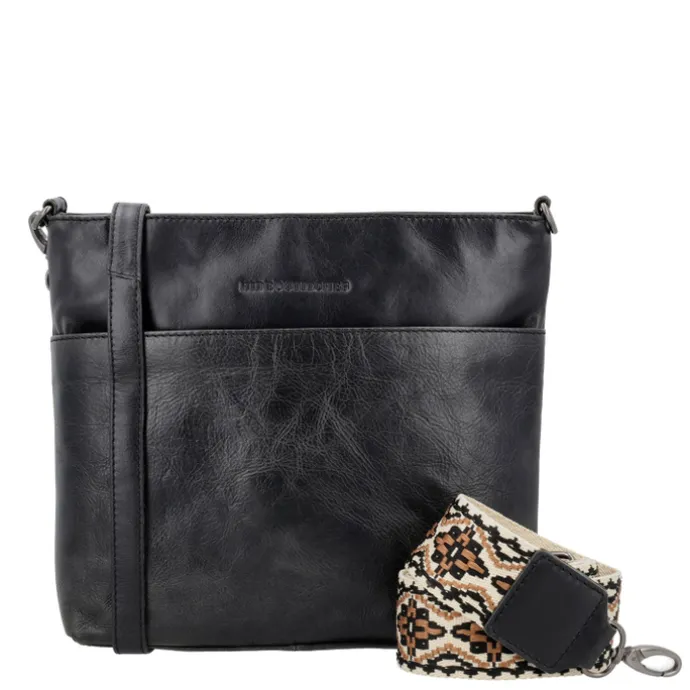 Hide & Stitches Next Navajo Shoulderbag 22355 black
