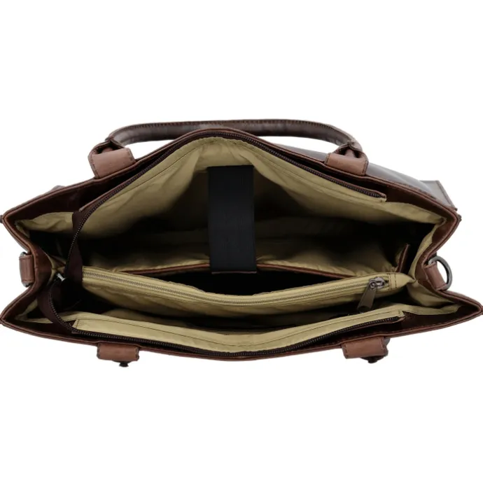 Hide & Stitches Next Navajo Laptopbag darkbrown