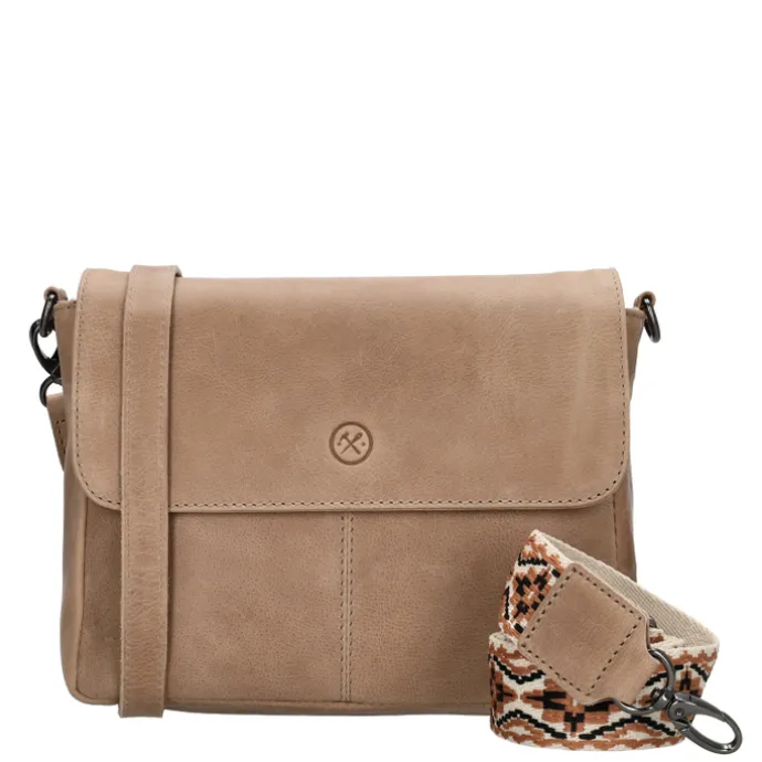 Hide & Stitches Next Navajo Shoulderbag sand