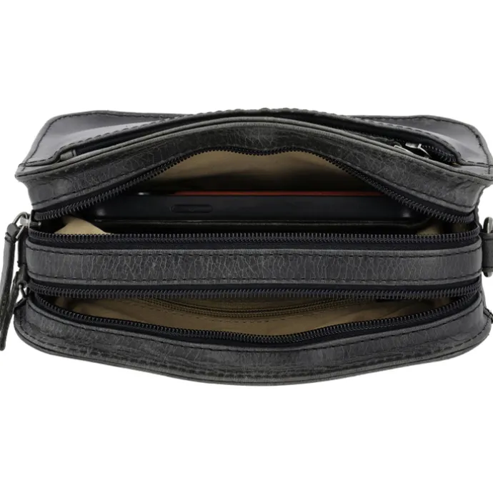 Hide & Stitches Next Navajo Shoulderbag black