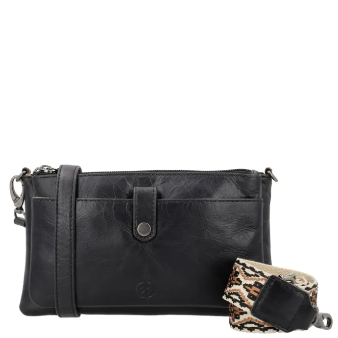 Hide & Stitches Next Navajo Shoulderbag black