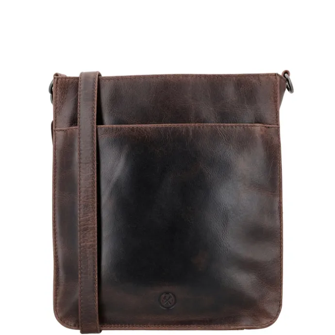 Hide & Stitches Next Navajo Shoulderbag darkbrown