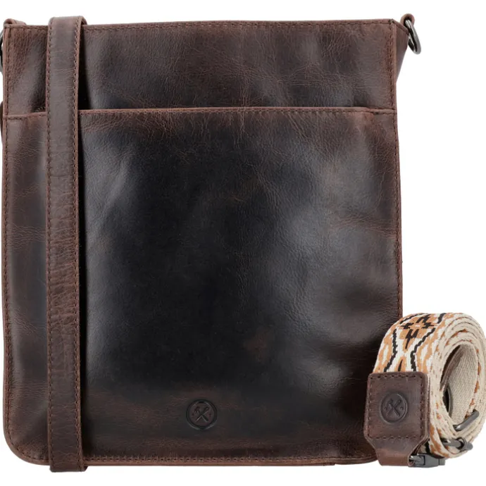 Hide & Stitches Next Navajo Shoulderbag darkbrown