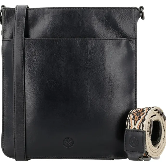 Hide & Stitches Next Navajo Shoulderbag black
