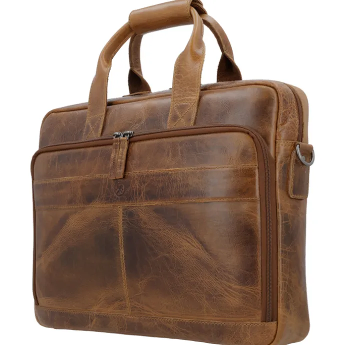Hide & Stitches Next Navajo Laptopbag brown