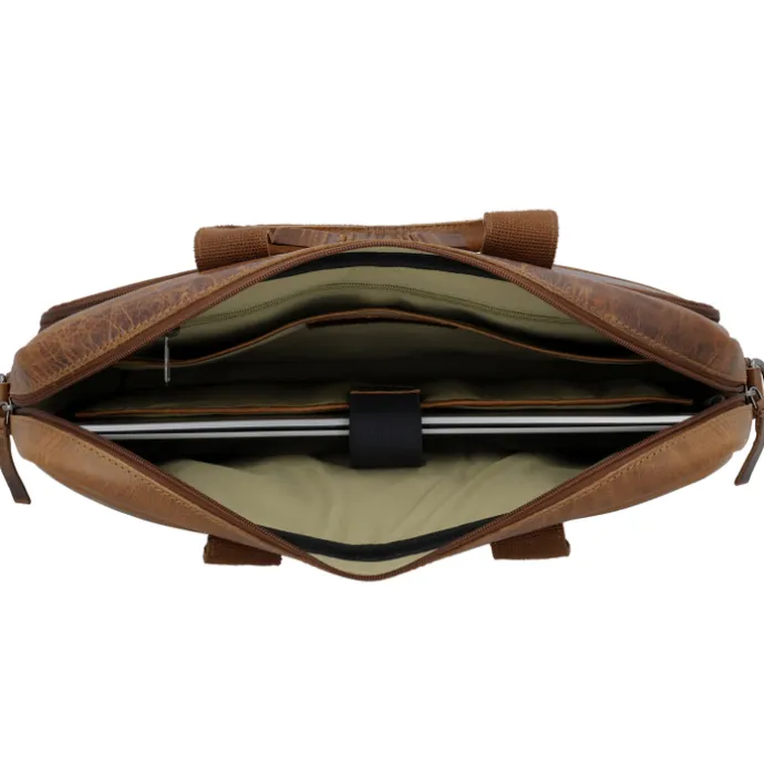 Hide & Stitches Next Navajo Laptopbag brown