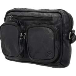 Hide & Stitches Paint Rock Shoulderbag black