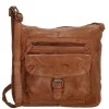Hide & Stitches Paint Rock Shoulderbag cognac