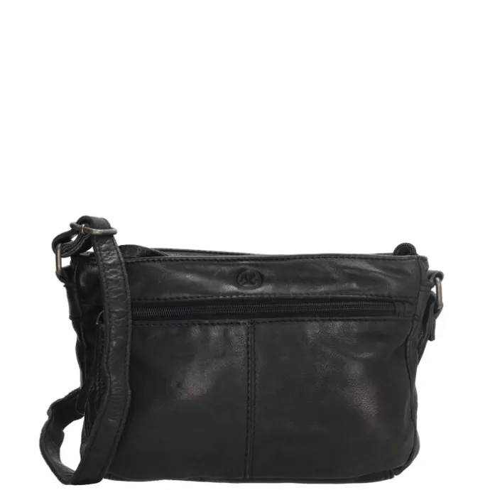 Hide & Stitches Paint Rock Shoulderbag Compact black