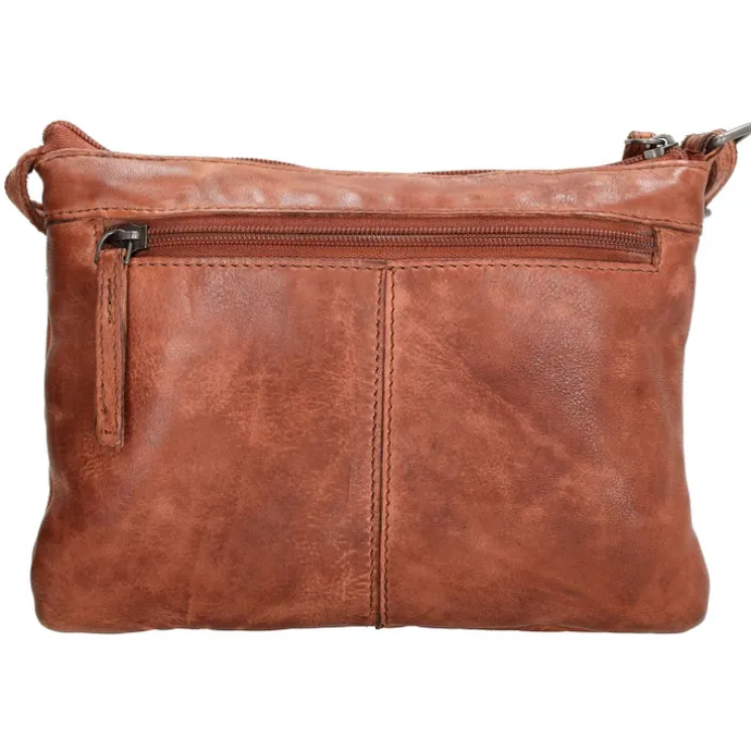 Hide & Stitches Paint Rock Shoulderbag cognac