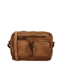 Hide & Stitches Paint Rock Shoulderbag cognac