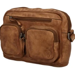 Hide & Stitches Paint Rock Shoulderbag cognac
