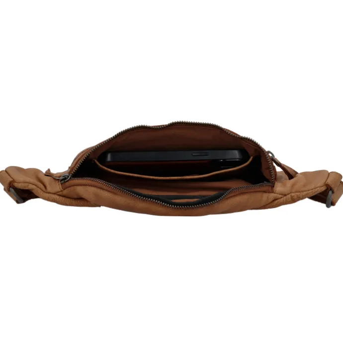 Hide & Stitches Paint Rock Hipbag cognac