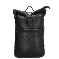 Hide & Stitches Paint Rock Rolltop Backpack black