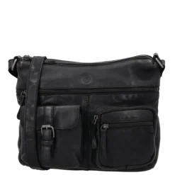 Hide & Stitches Paint Rock Shoulderbag black
