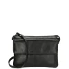 Hide & Stitches Porto Crossbody Tas zwart