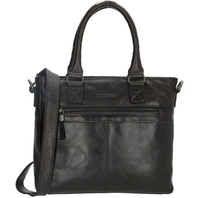 Hide & Stitches Porto Handtas zwart II