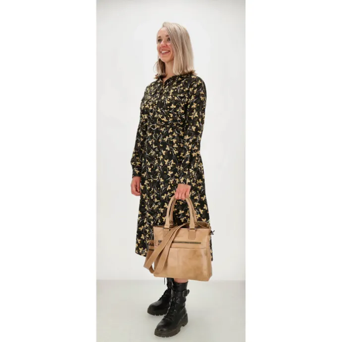 Hide & Stitches Porto Handtas II donker navy