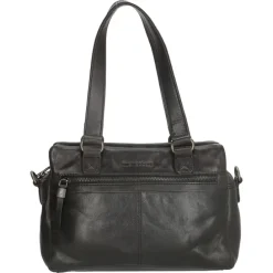 Hide & Stitches Porto Handtas zwart