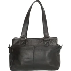 Hide & Stitches Porto Handtas zwart