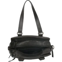 Hide & Stitches Porto Handtas zwart