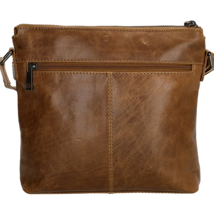 Hide & Stitches Porto Schoudertas bruin
