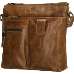 Hide & Stitches Porto Schoudertas bruin