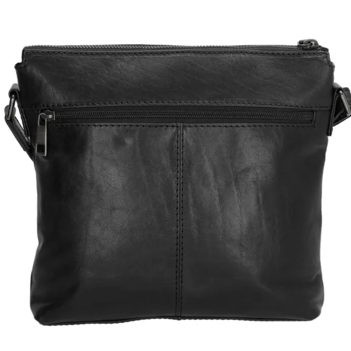 Hide & Stitches Porto Schoudertas zwart