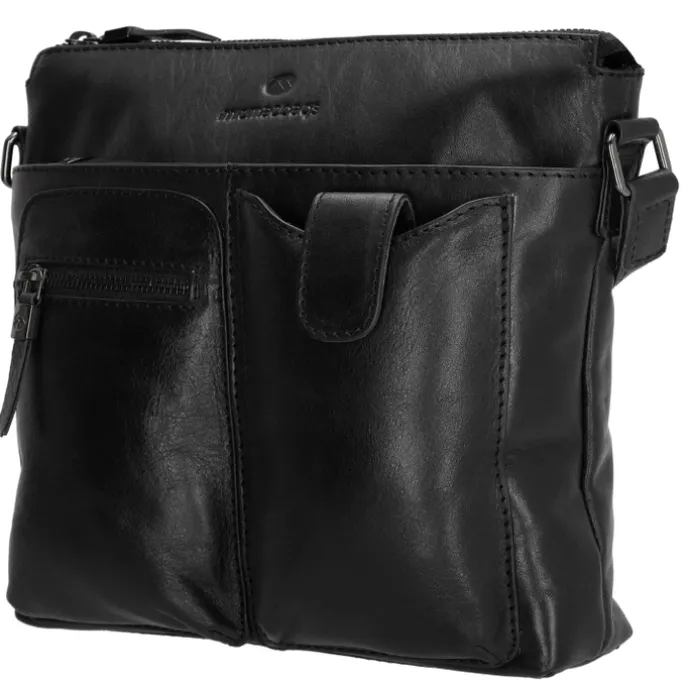 Hide & Stitches Porto Schoudertas zwart