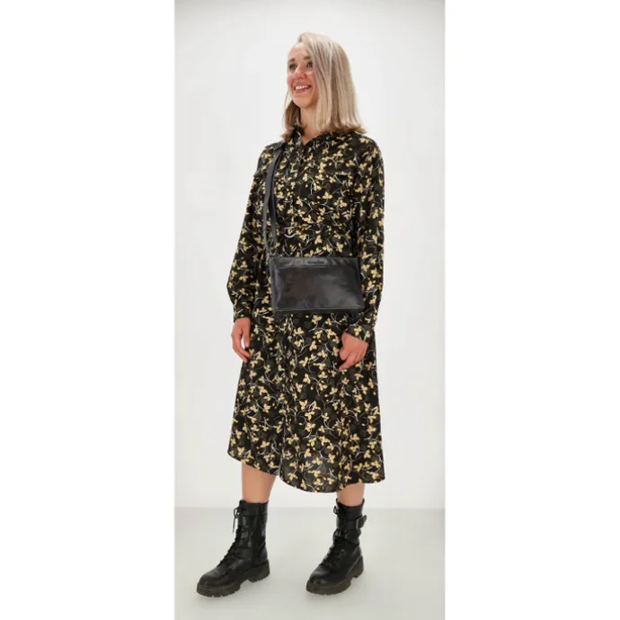 Hide & Stitches Porto Schoudertas III donker navy