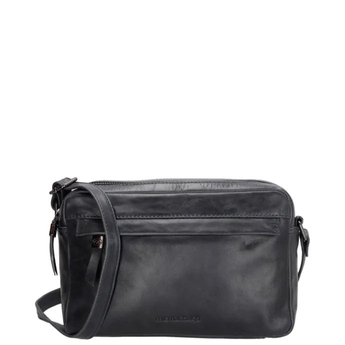 Hide & Stitches Porto Schoudertas II donker navy