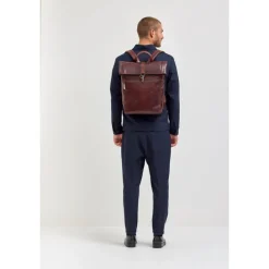 Jost Lund Messenger Backpack brown