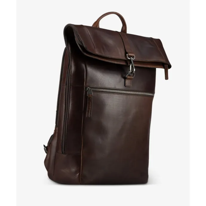 Jost Lund Messenger Backpack brown