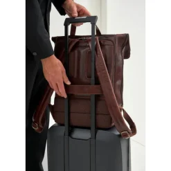 Jost Lund Messenger Backpack brown