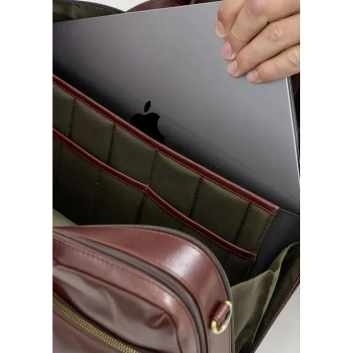 Jost Skagen Businessbag 2 Comp. brown