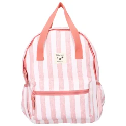 Kidzroom Lille Stripe Frenzy Backpack pink