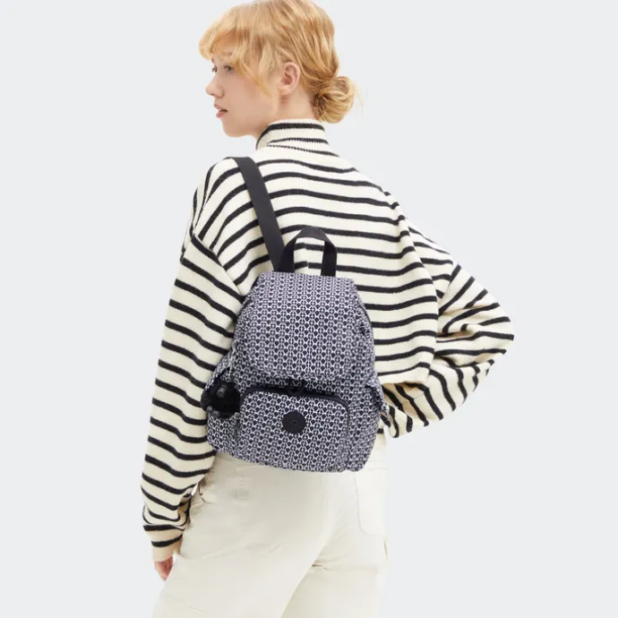 Kipling City Pack Mini Backpack signature print