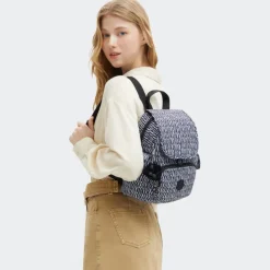 Kipling City Pack Mini Backpack holiday waves