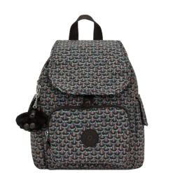 Kipling City Pack Mini prt ac geo feather