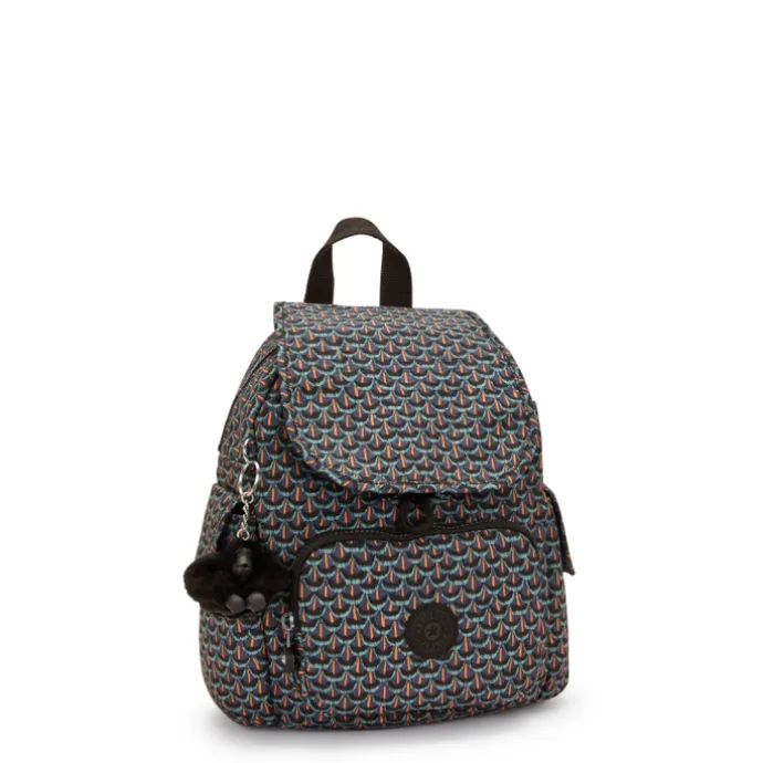 Kipling City Pack Mini prt ac geo feather