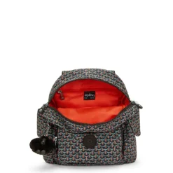 Kipling City Pack Mini prt ac geo feather